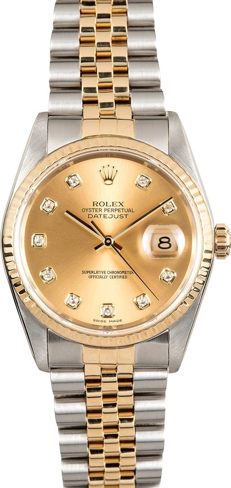 1992 rolex datejust two tone|Rolex Datejust 36 16233.